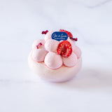 Pavlova framboise rose